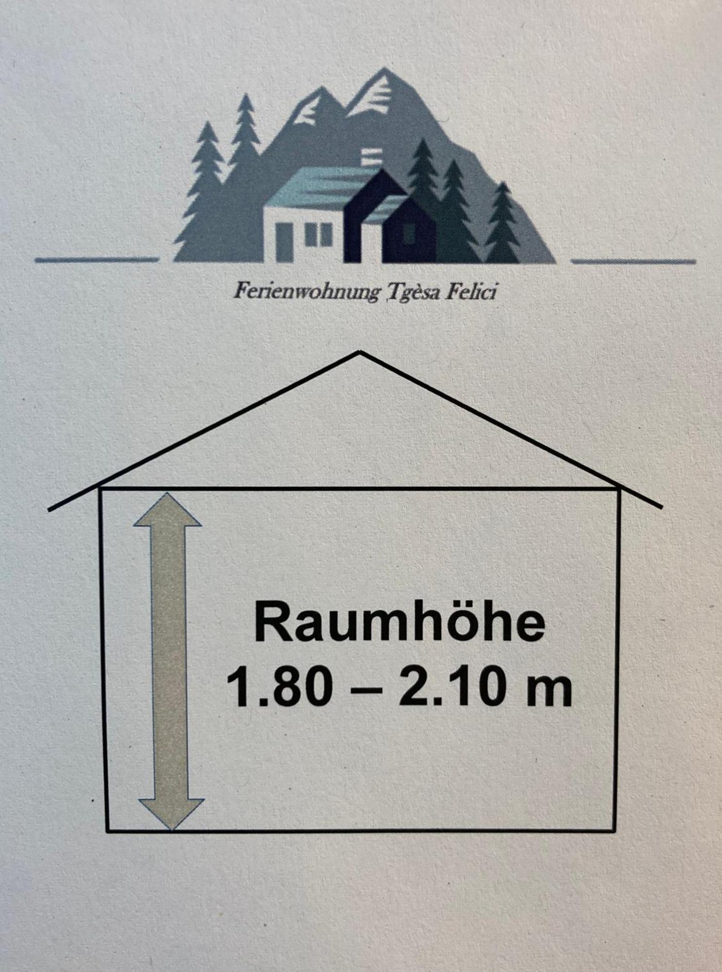 Apartament Tgesa Felici Sedrun Zewnętrze zdjęcie